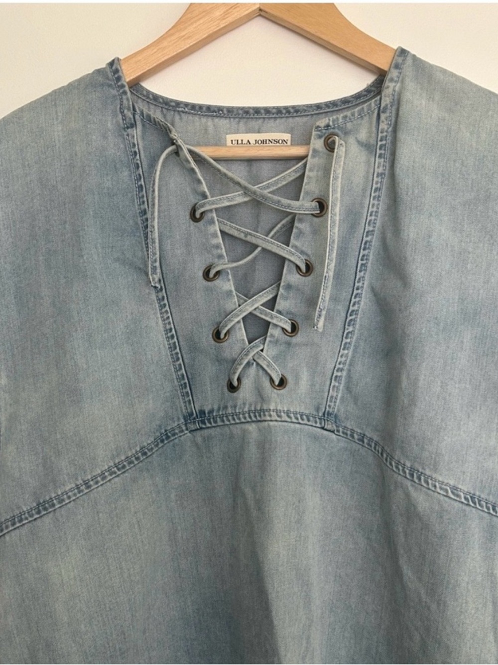 Ulla Johnson Light Blue Jean Dress - Picture 4 of 5